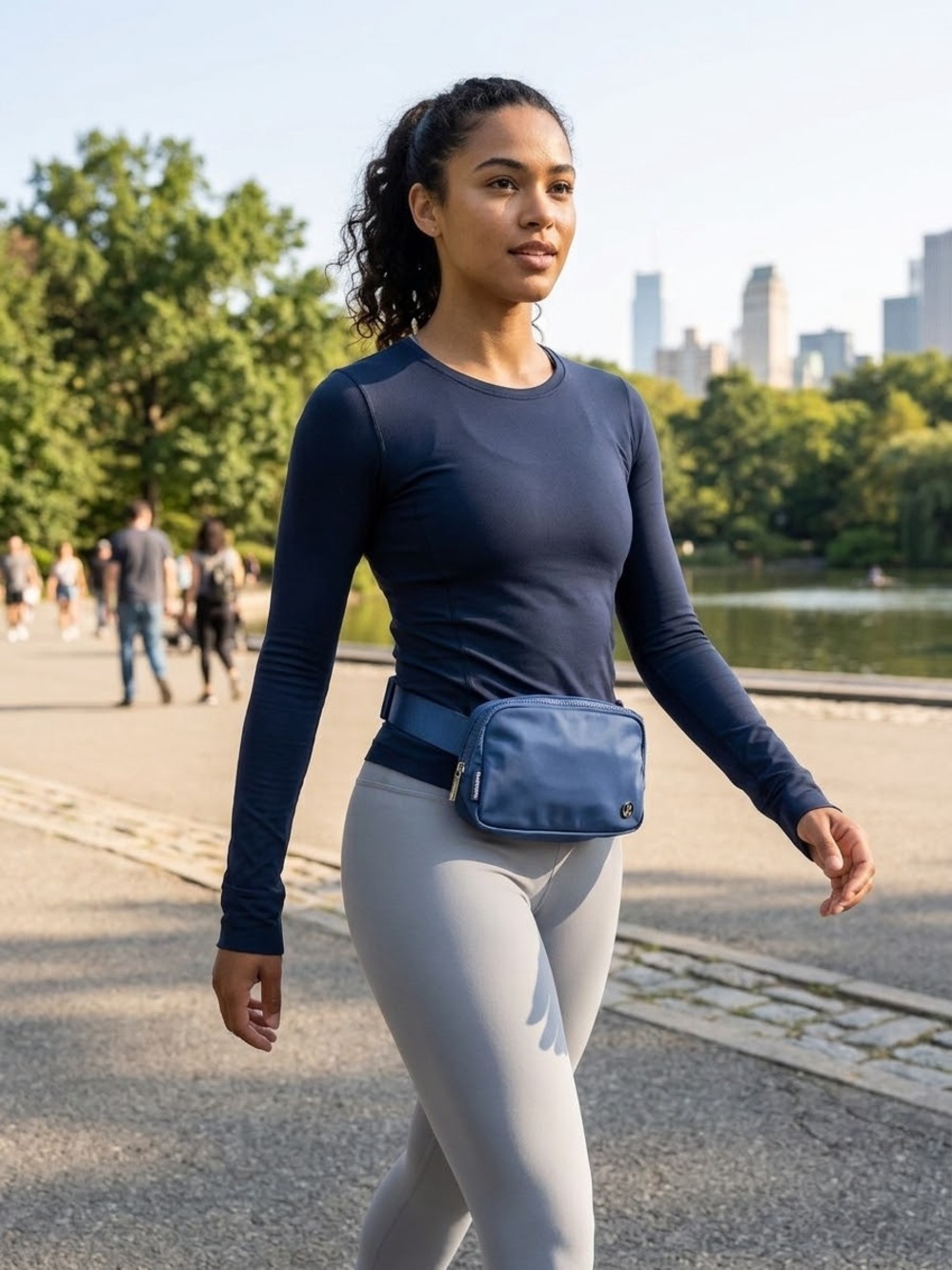 Lululemon Everywhere Belt Bag STeel Blue 1L Waist Bag